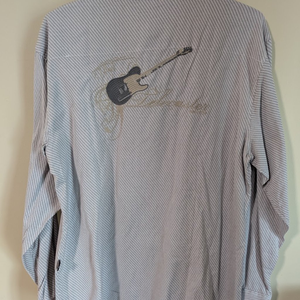 Authentic Fender Custom Shop Telecaster Button Down Shirt - Men's Xxl
